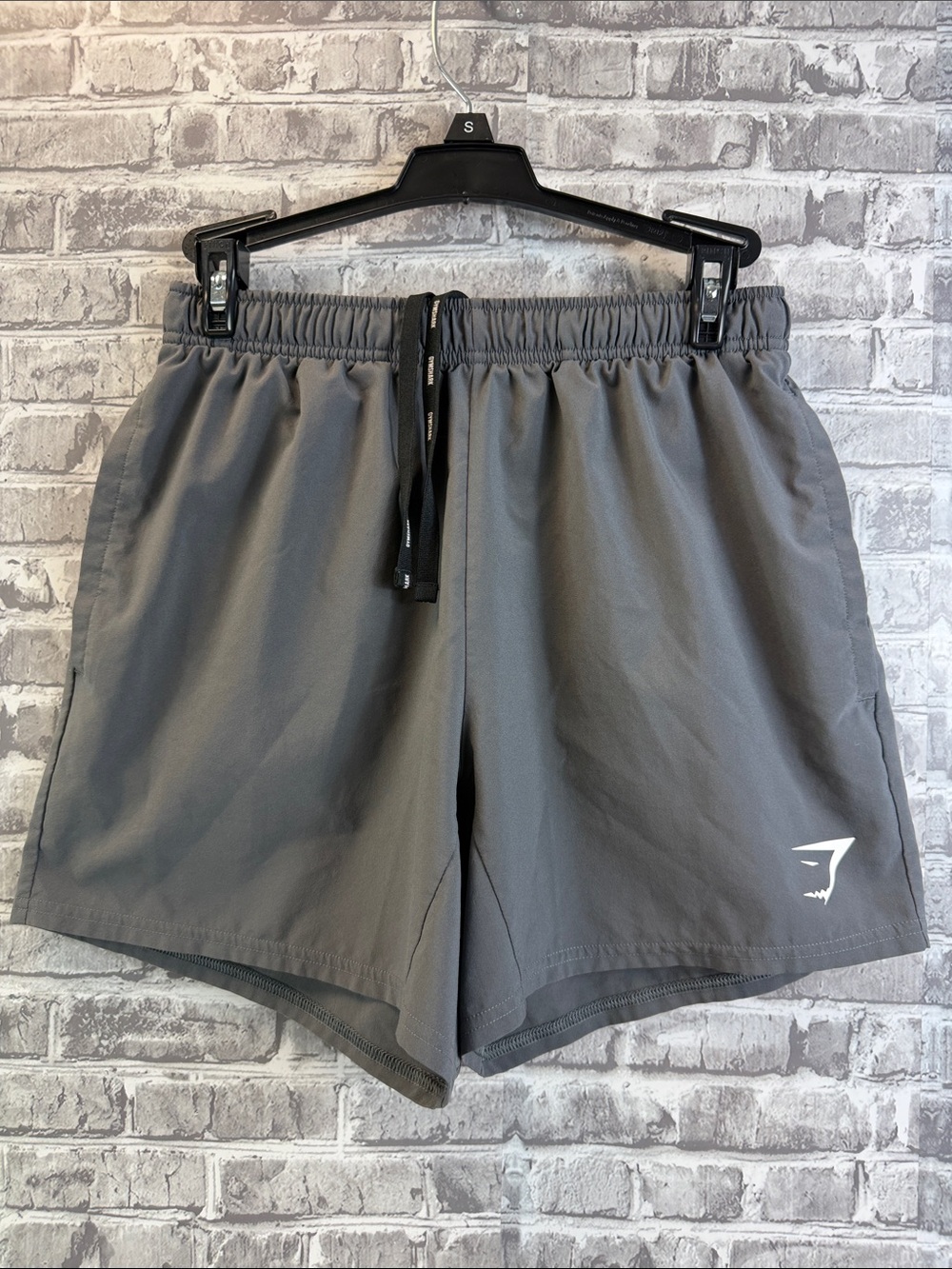 Gymshark Men's Charcoal Gray Athletic Shorts
